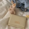 Cheese and cheese short small wallet for girls 2023 New style student cute cartoon large-capacity card bag three-fold wallet Application Scenario